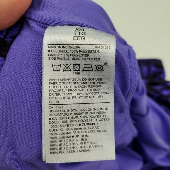 Old Navy Womens Purple Activewear Sweat Shorts Size 2XL Semi-Fitted Drawstring - Picture 8 of 11